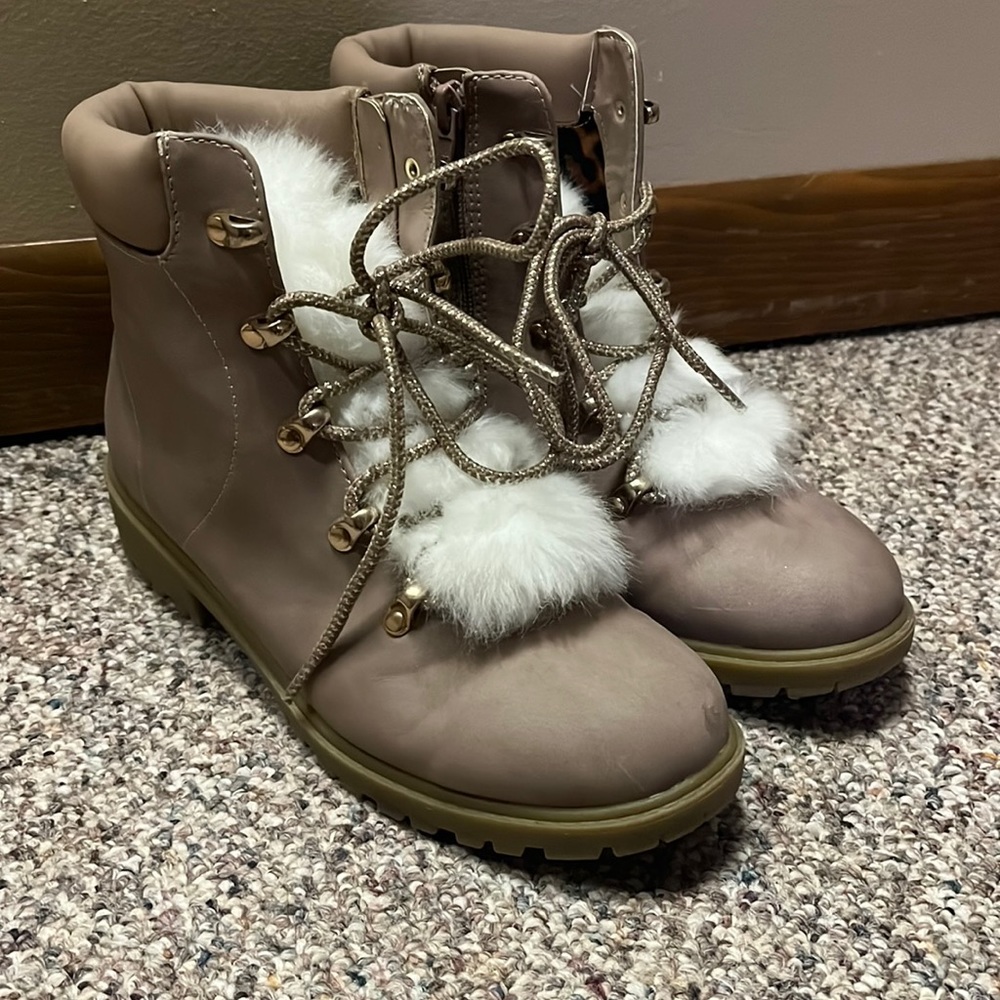 Pink boots